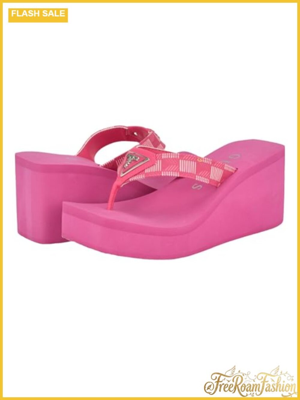 Platform Wedge Thong Sandal Slip On Open Toe Casual Summer